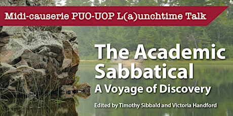 L(a)unchtime Talk: The Academic Sabbatical (T. Sibbald, V. Handford) primary image
