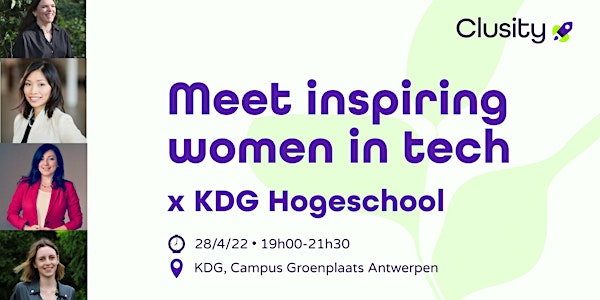 Meet inspiring women in tech X KDG Hogeschool