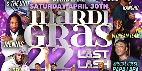 Krush Night Club Presents Mardi Gras Last Lash 22