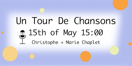 Primaire afbeelding van Un Tour De Chansons- Christophe & Marie Chansons