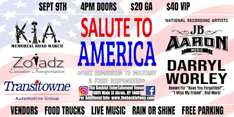 SALUTE TO AMERICA tickets