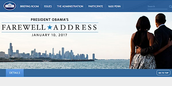 2017 Kickoff Progress Party: President Obama's "Yes We Can" Farewell Addres...