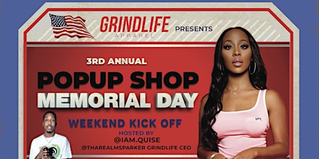 GrindLife 3rd Annual - POPUP SHOP - Memorial Day Weekend