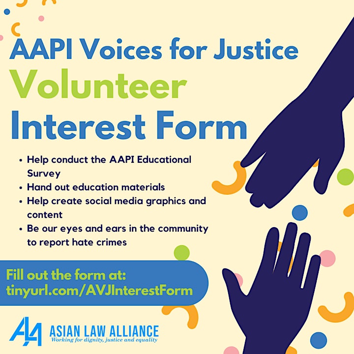 AAPI Voices for Justice Volunteer Info Session (Saturdays) image