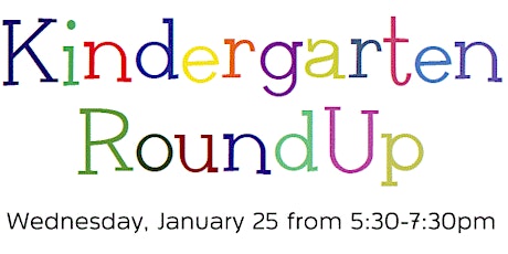 Sequoya Kindergarten RoundUp (Winter 2017) primary image