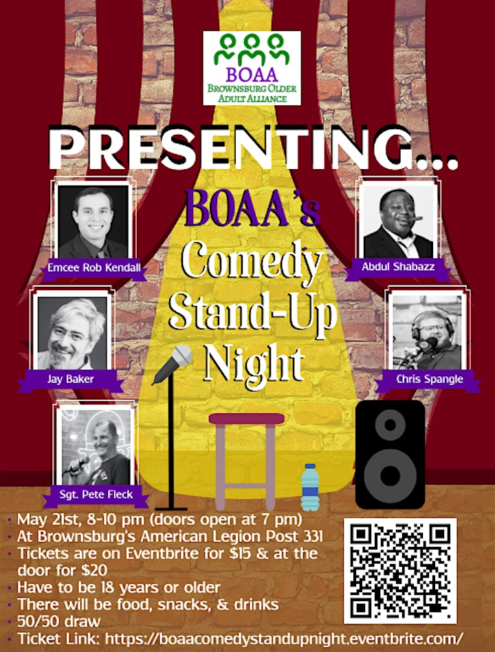BOAA'S COMEDY STAND-UP NIGHT image