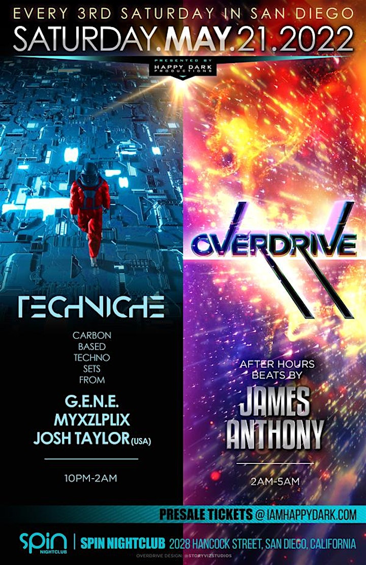 OVERDRIVE with James Anthony + Techniche image