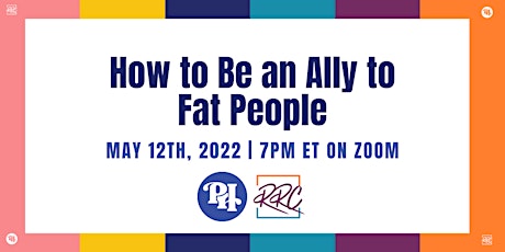 Hauptbild für How to Be an Ally to Fat People Workshop - 14 Days of HEALing