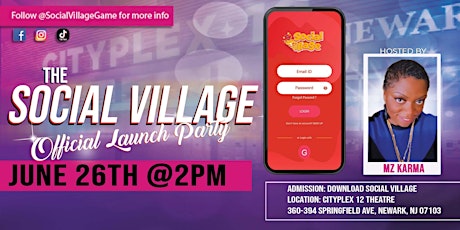Social Village Official Launch Party! - An Exclusive Event tickets