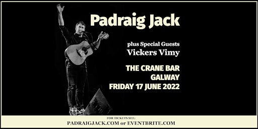 Padraig Jack Live at The Crane Bar, Galway
