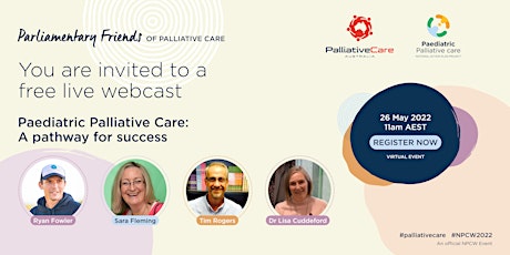 WEBCAST | Paediatric Palliative Care: A pathway for success tickets