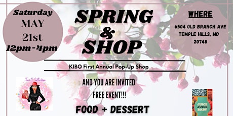 KIBO First Annual Pop UP Shop tickets
