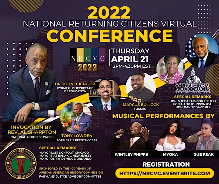 National Returning Citizens Virtual Conference - NRCVC 2022 image