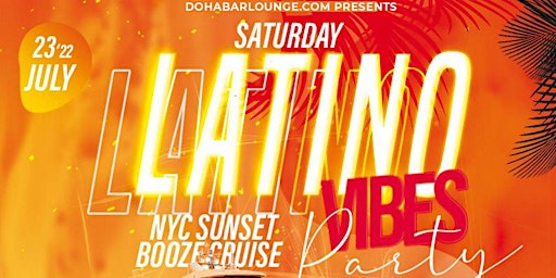 Latin Vibes - Colombian Independence Yacht Party  at Cabana Yacht NYC
