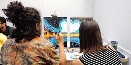 Paint and Sip Class: Date Night (Pair-up Painting) - Northern Love Lights tickets