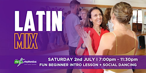 Saturday Night Latin Dance Intro Lesson & Dance Night