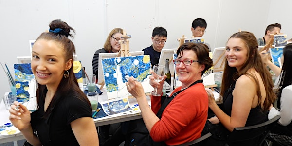 Paint and Sip in Melbourne: The Starry Night