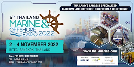 Thailand Marine & Offshore Expo 2022 tickets