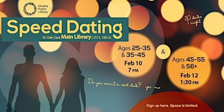 Speed Dating at Your Library 2017 (Ages 25-35 & 35-45) primary image