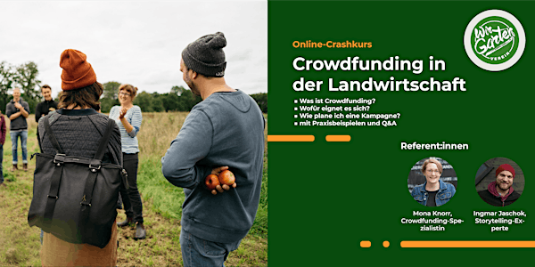 Online-Crashkurs: Crowdfunding in der Landwirtschaft