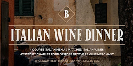 Italian Wine Dinner tickets