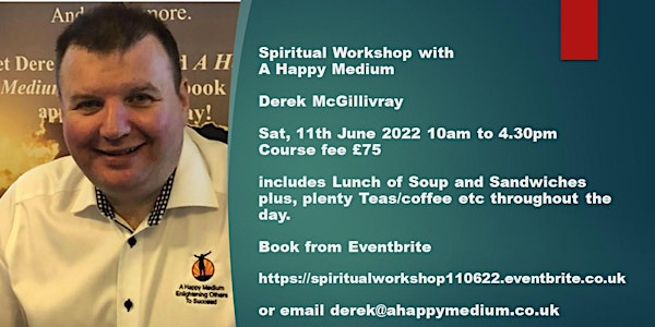 Spiritual Workshop with A Happy Medium Derek McGillivray