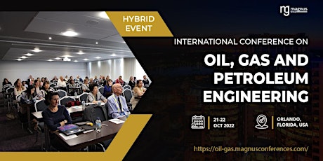International Conference on Oil, Gas and Petroleum Engineering tickets