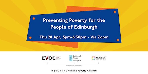 Edinburgh TSI Hustings: Preventing Poverty for the People of Edinburgh