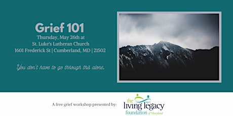 Grief 101: In-person in Western Maryland tickets