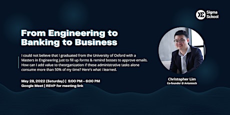 From Engineering to Banking to Business tickets