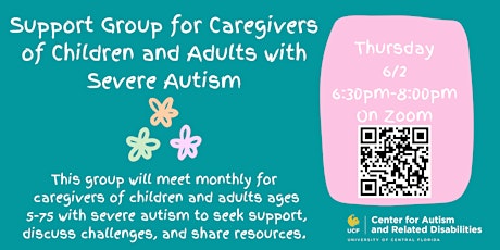 Support Group for Caregivers of Children and Adults with Severe Autism tickets