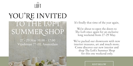 Primaire afbeelding van The Loft Summer Pop-up Shop