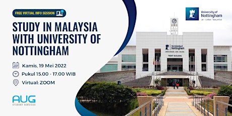Study in Malaysia with University of Nottingham tickets