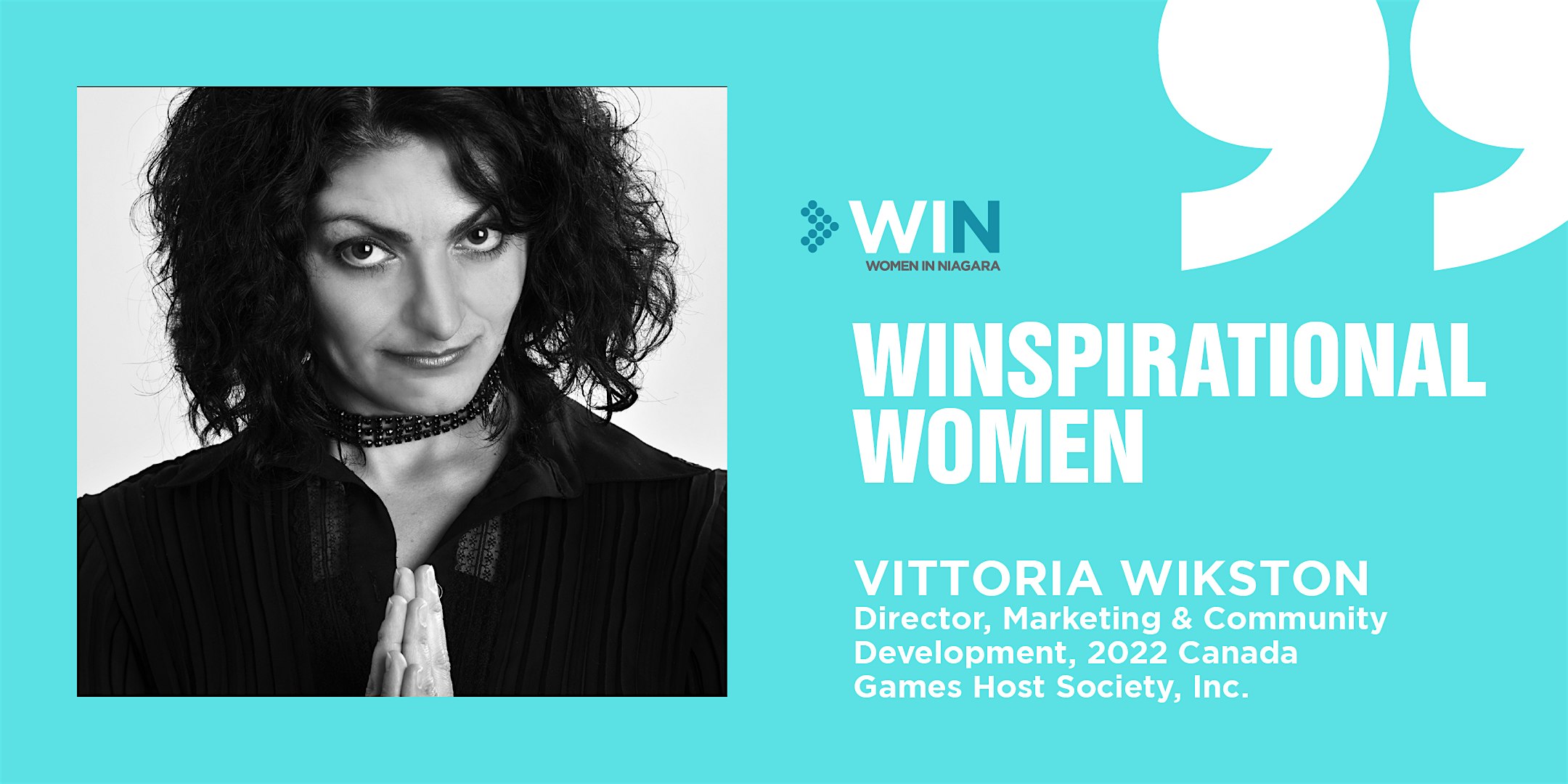 WINspirational Women: Vittoria Wikston