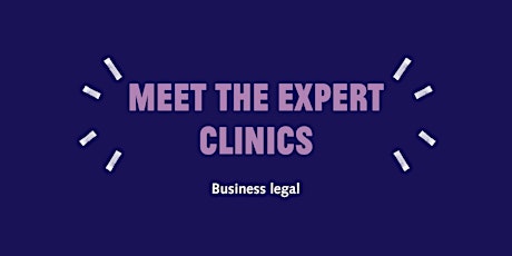 Business Legal Clinic Thursday 16 June 2022 tickets