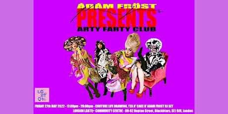 Adam Frost presents: Arty Farty Club tickets