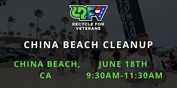 China Beach Cleanup With Your Local Veterans!