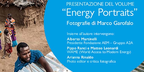Presentazione Volume "Energy Portraits" Fotografie di Marco Garofalo biglietti