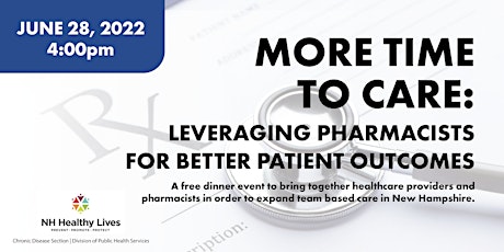More Time to Care: Leveraging Pharmacists for Better Patient Outcomes tickets