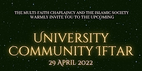 University Community Iftar primary image