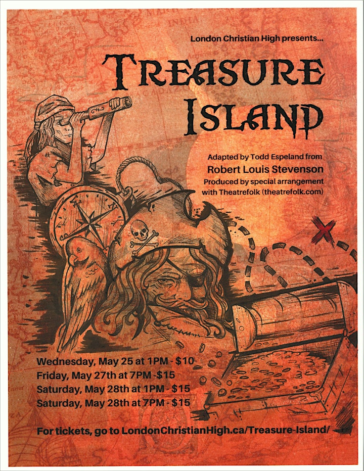 Treasure Island - Saturday May 28 @ 7PM image