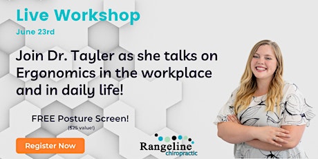 Workshop on posture and ergonomics for work tickets