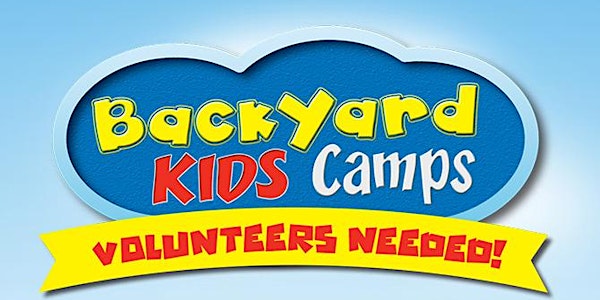 Volunteer at Backyard Kids Camps 2022