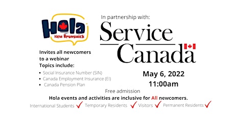 Hola Newcomers! - Service Canada Information Webinar