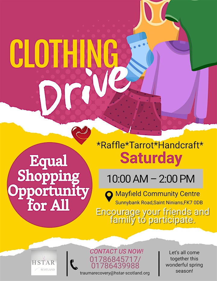 Charity Clothes Drive Sale image