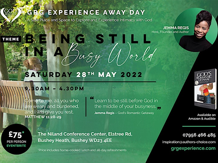 God's Romantic Getaway Away Day - Learning To Be Still In A Busy World image