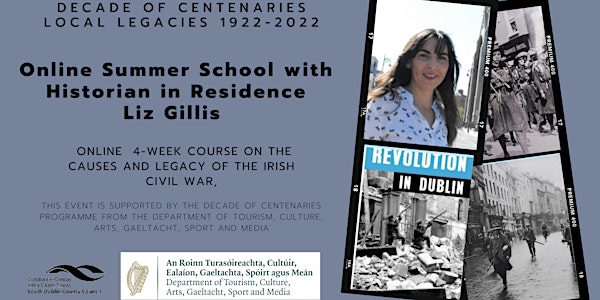 Online Summer School with Historian in Residence Liz Gillis