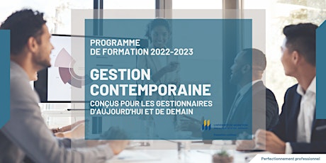 Programme de formation en Gestion contemporaine 2022-2023 (Présentiel UMCM)
