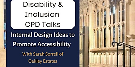 CPD TALK Internal Design Ideas to Promote Accessibility tickets