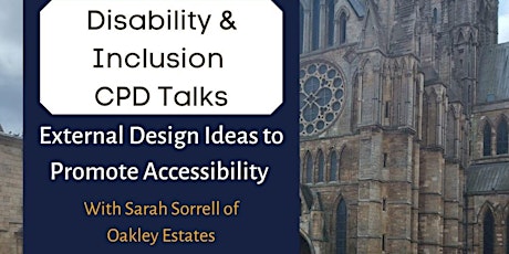 CPD TALK External Design Ideas to Promote Accessibility biglietti